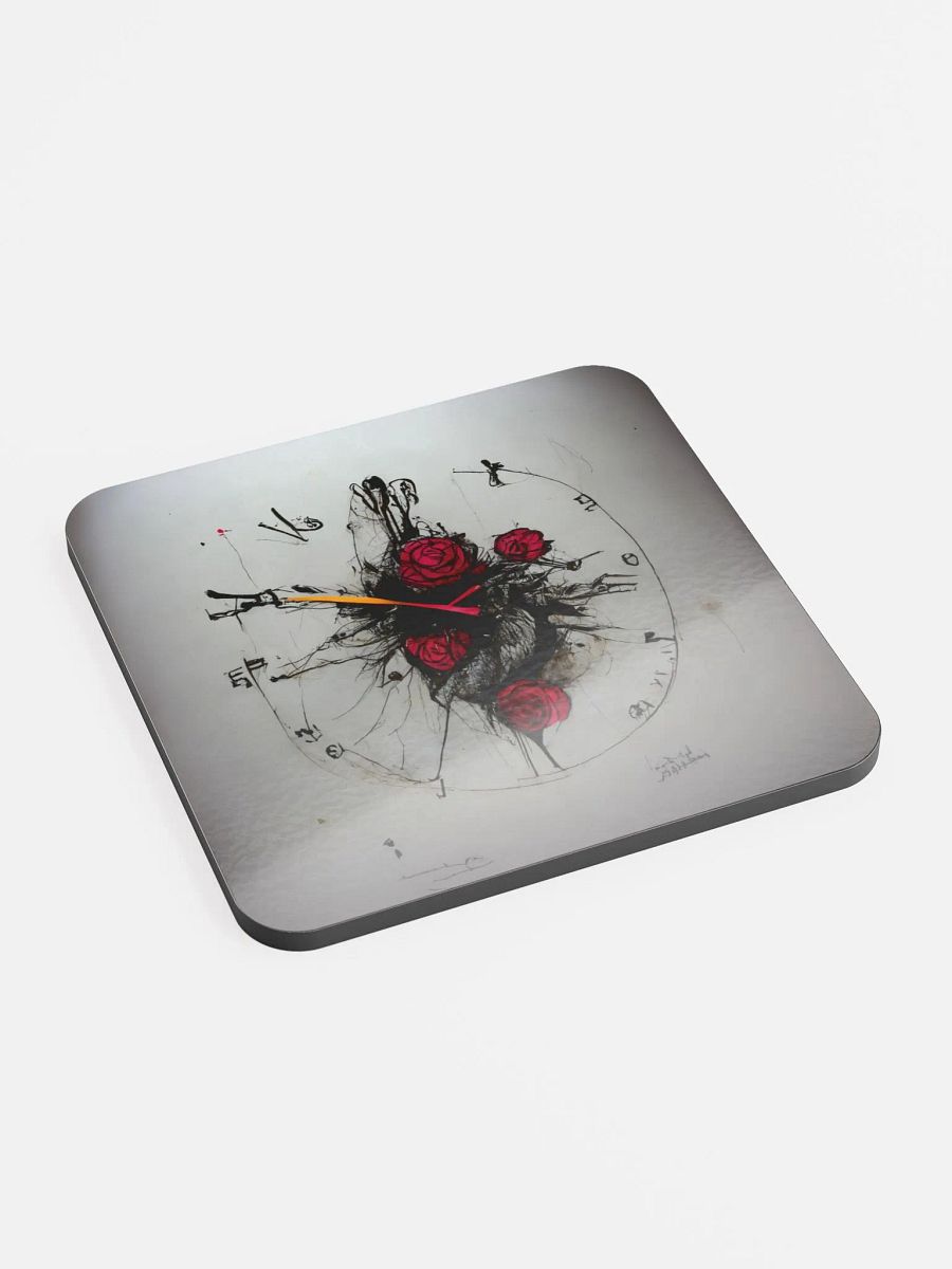Ethereal Rose Clock Coaster product image (2)