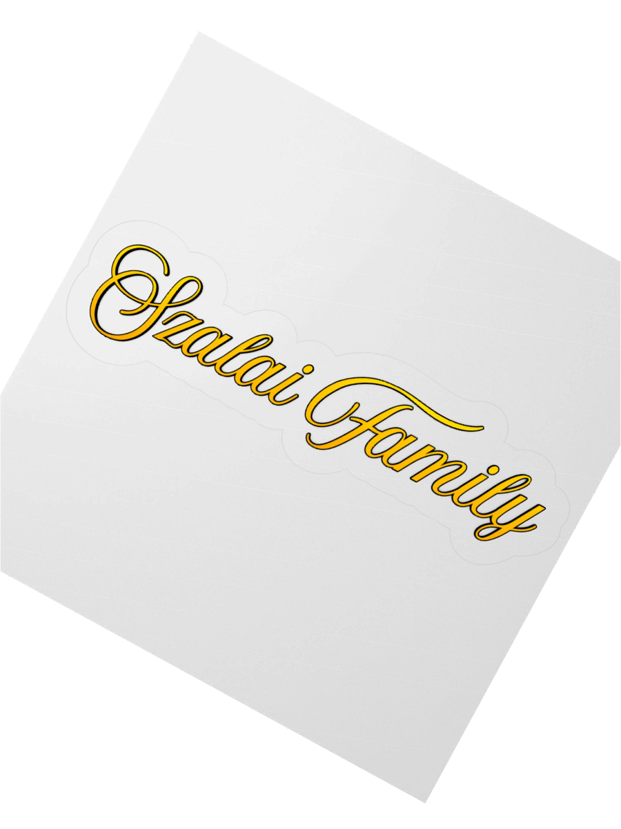 Szalai Family Logo Sticker product image (5)