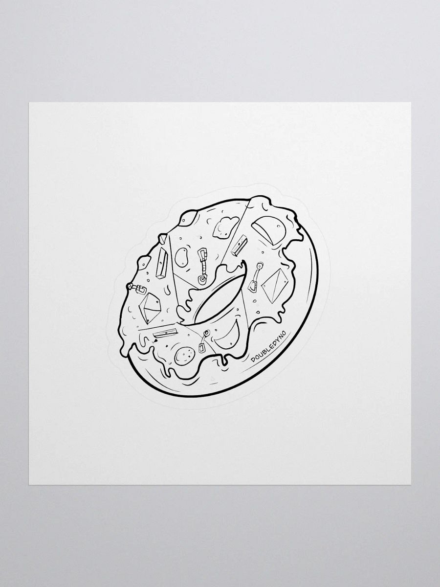 Donut climbing wall sticker product image (1)