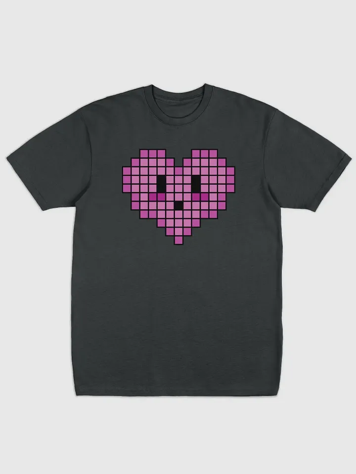 Pink Heart Premium Heavyweight Tee product image (1)