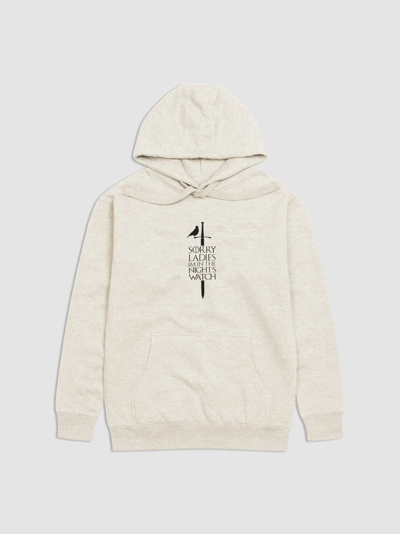 Night's Watch Sword Silhouette Hoodie product image (6)