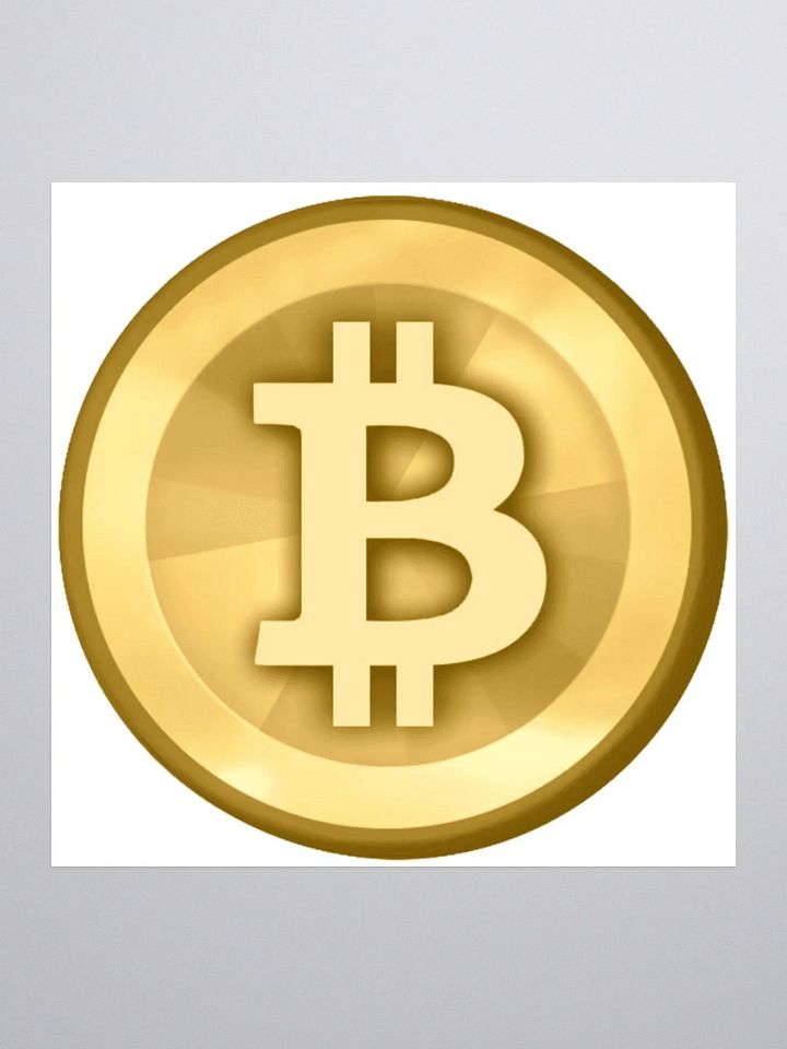 Original Bitcoin Logo Sticker product image (1)