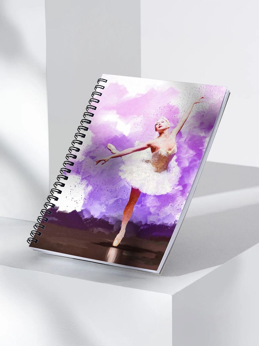 Arabesque Movement - Ballet Dancer Spiral Notebook product image (3)