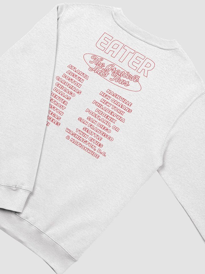 Eater Concert Crewneck (Red Ink) product image (1)