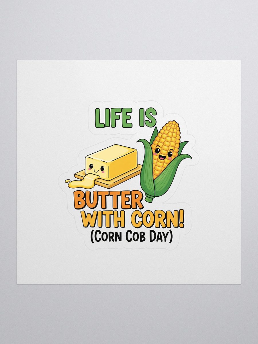 Corn-Style Kiss Cut Stickers product image (1)