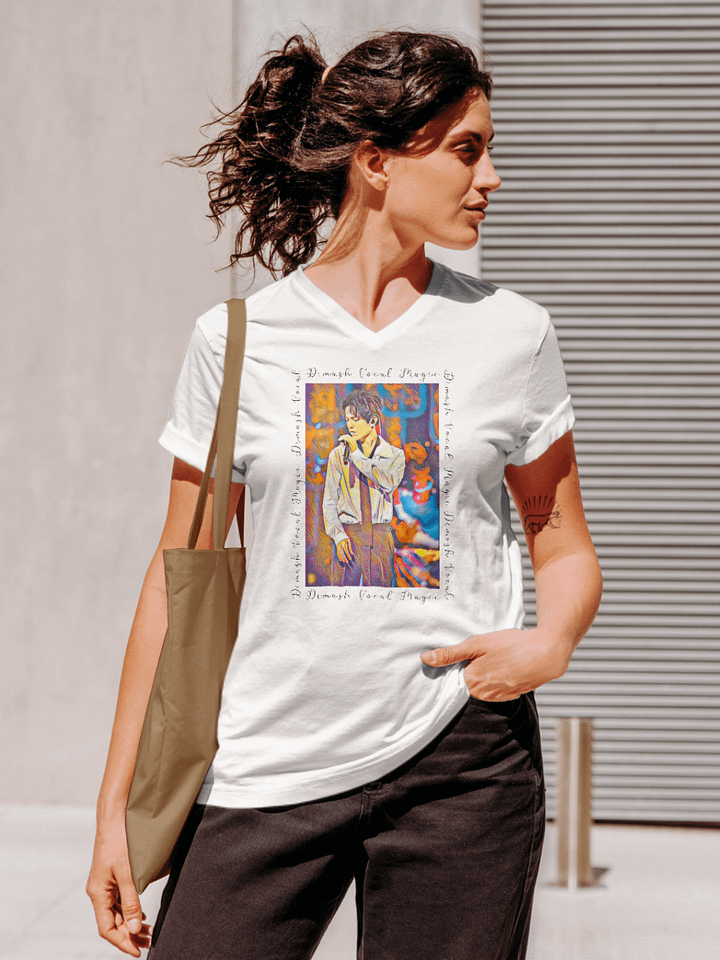 Singer From Kazakhstan Bella Canvas Unisex V-Neck product image (2)
