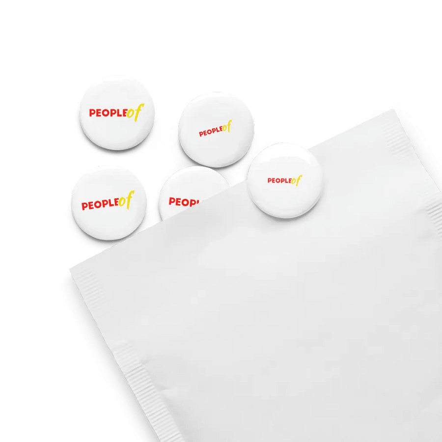 People Of Pin Button Set product image (8)