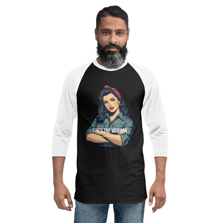 She’s The Veteran Two-Tone T-Shirt product image (2)