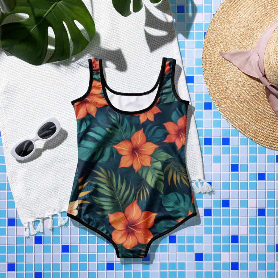 Exotic Bloom Youth Swimsuit product image (4)