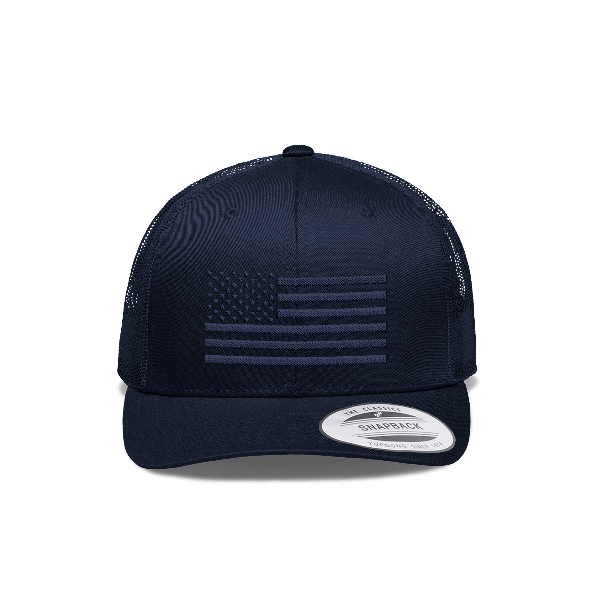 Midnight American Flag Snapback Hat product image (1)