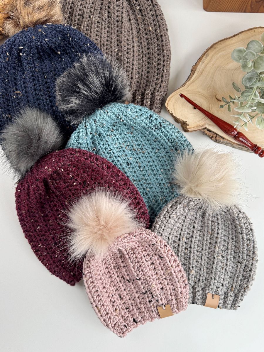 Easy Crochet Hat Pattern PDF Baby to Adult Sizes product image (5)