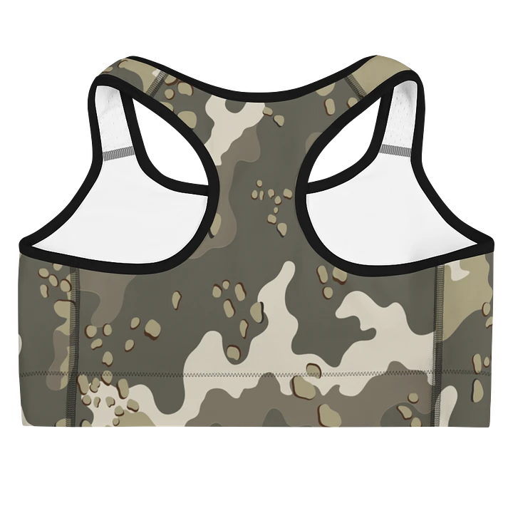 Camouflage Chic Sports Bra product image (2)