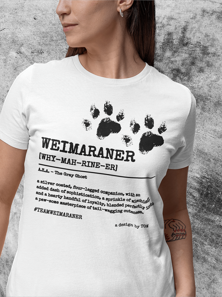 Definition of Weimaraner V2 - Bella+Canvas Supersoft T-shirt product image (1)