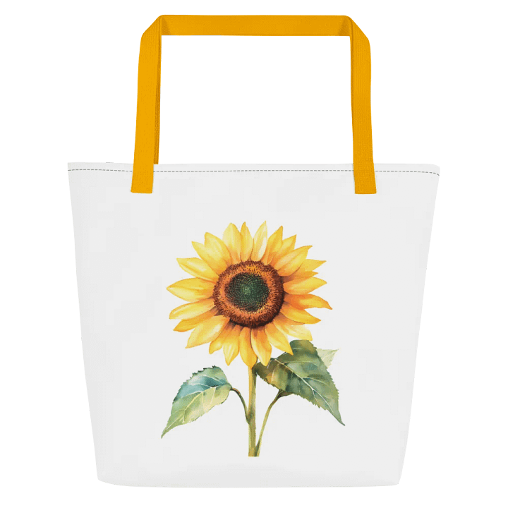 Vibrant Sunflower All-Over Tote Bag product image (1)