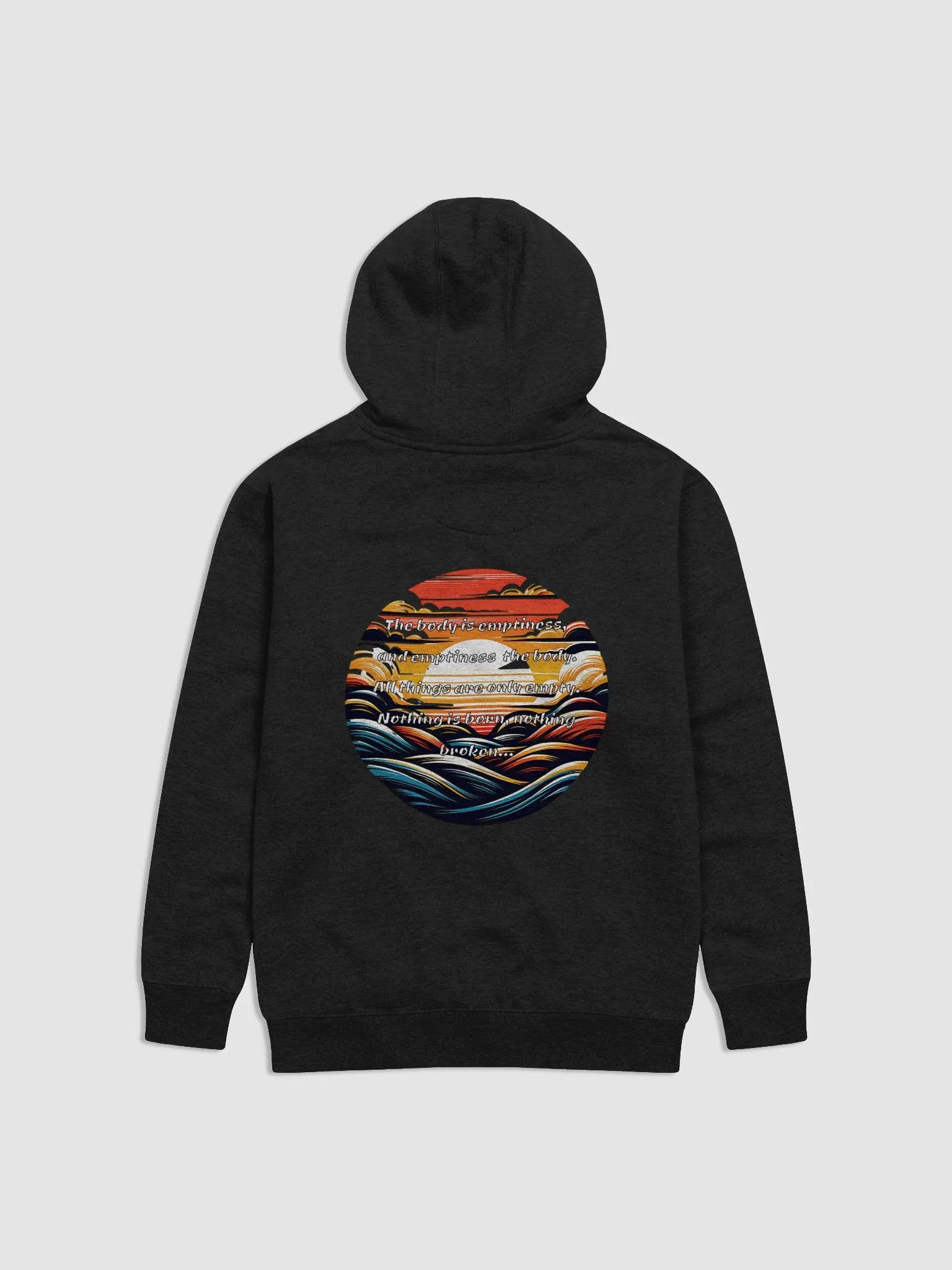 Edo Samurai Sunset Hoodie – Embrace Zen and Warrior Spirit product image (6)