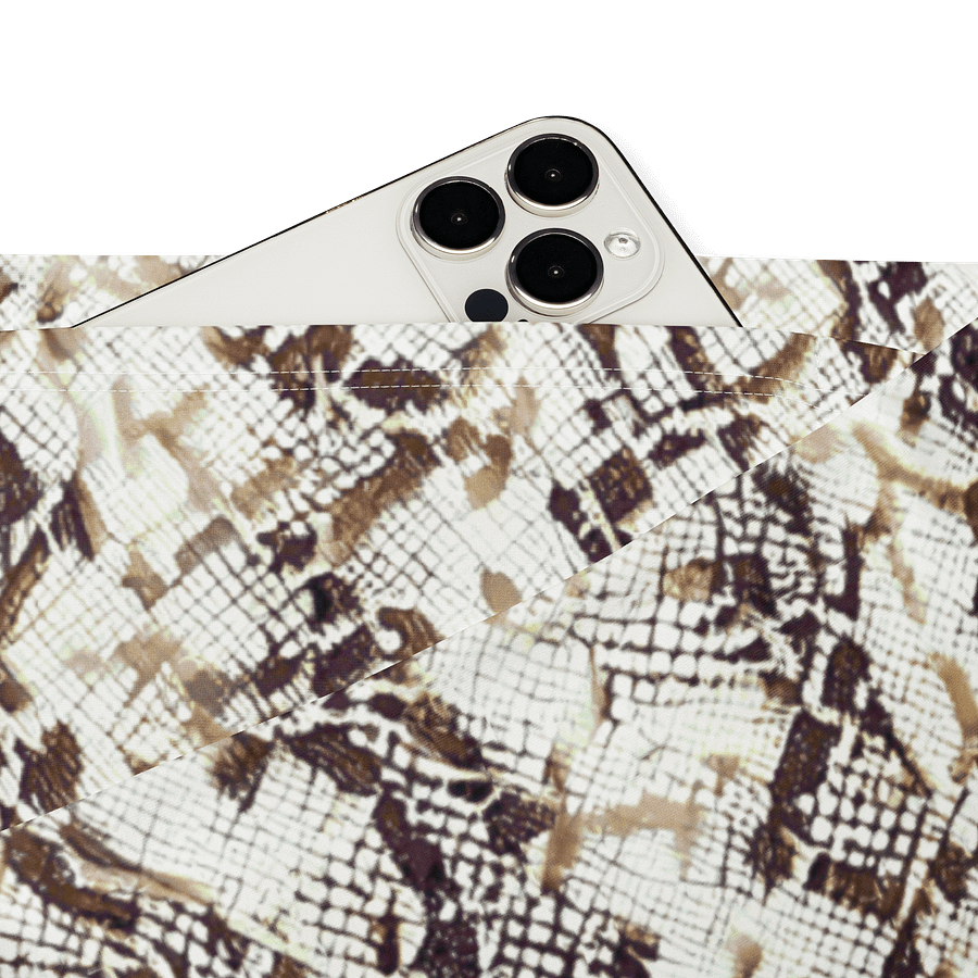 Beige Snake Skin Flare Leggings product image (3)