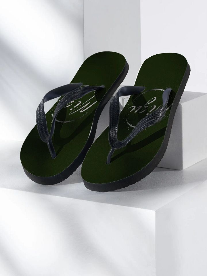 Flip Flops, Black w/ White Logo product image (1)