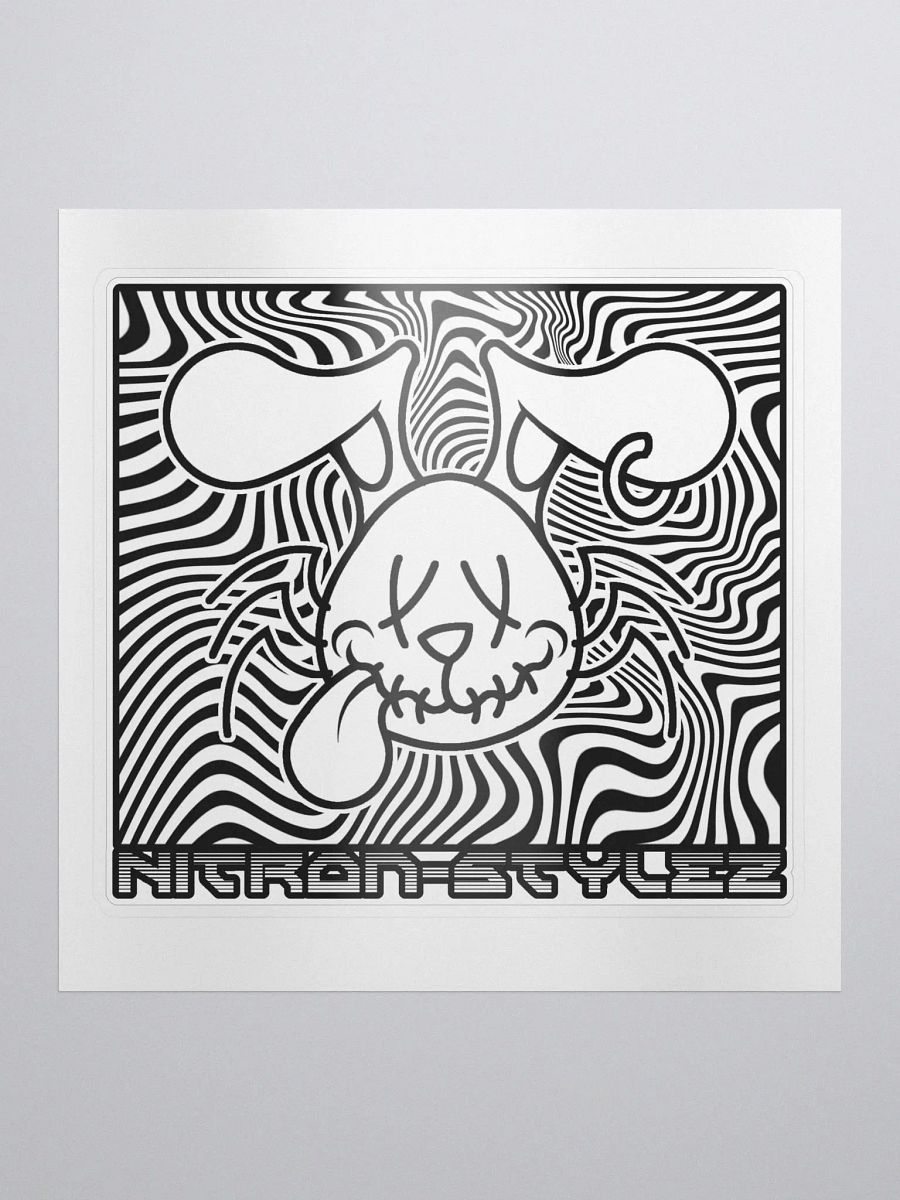 Wave 6 - Trippy Square Kiss Cut Sticker product image (3)
