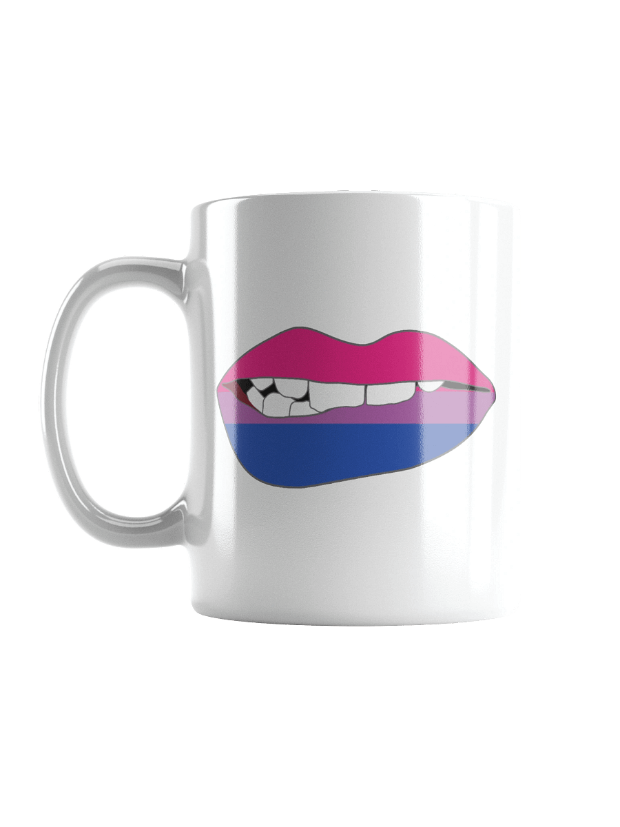 Bisexual Pride Flag Biting Lips Mug product image (6)