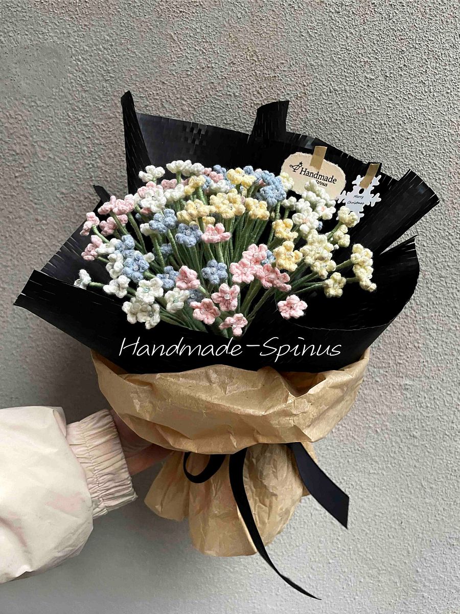 Snowflake Crochet Knit Bouquet product image (3)