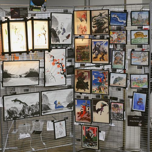 Art Display from anime north. Been trying to manage some other things in life so didnt post all the pictures right away. Most...