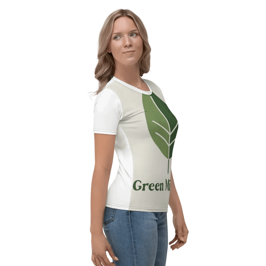 Green Mindset All-Over Print Women's Tee product image (3)