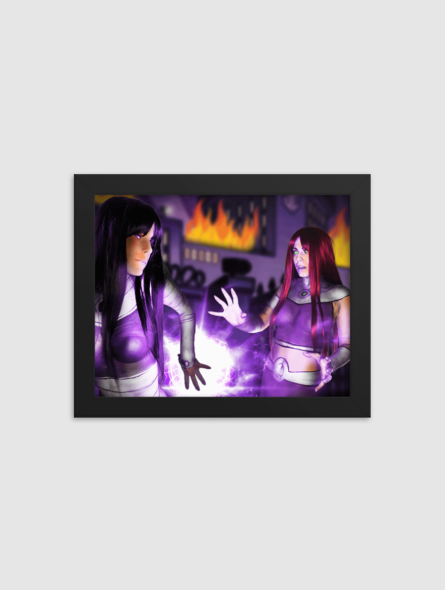 Fire Sisters 2 Bodypaint Framed Poster product image (1)