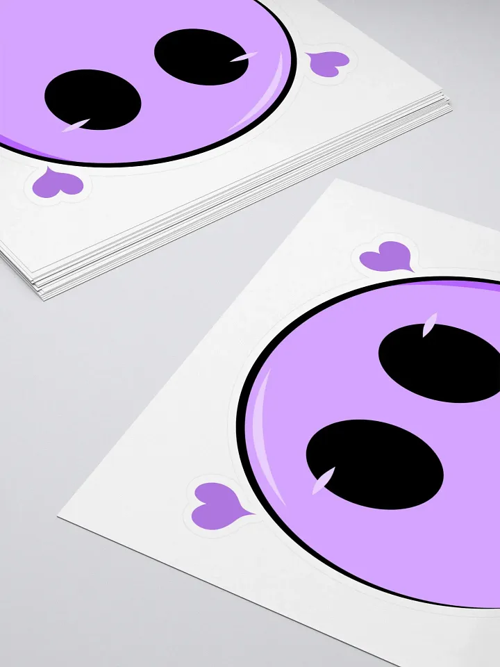 Scruffles Heart Sticker product image (2)