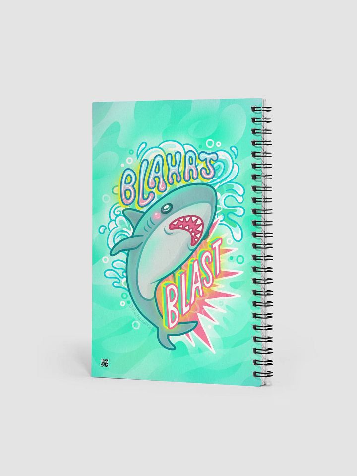 Blahaj Blast Spiral Notebook product image (2)