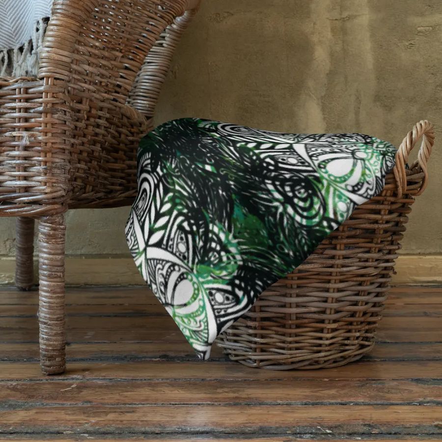 Foliage Fantasy Throw Blanket product image (10)