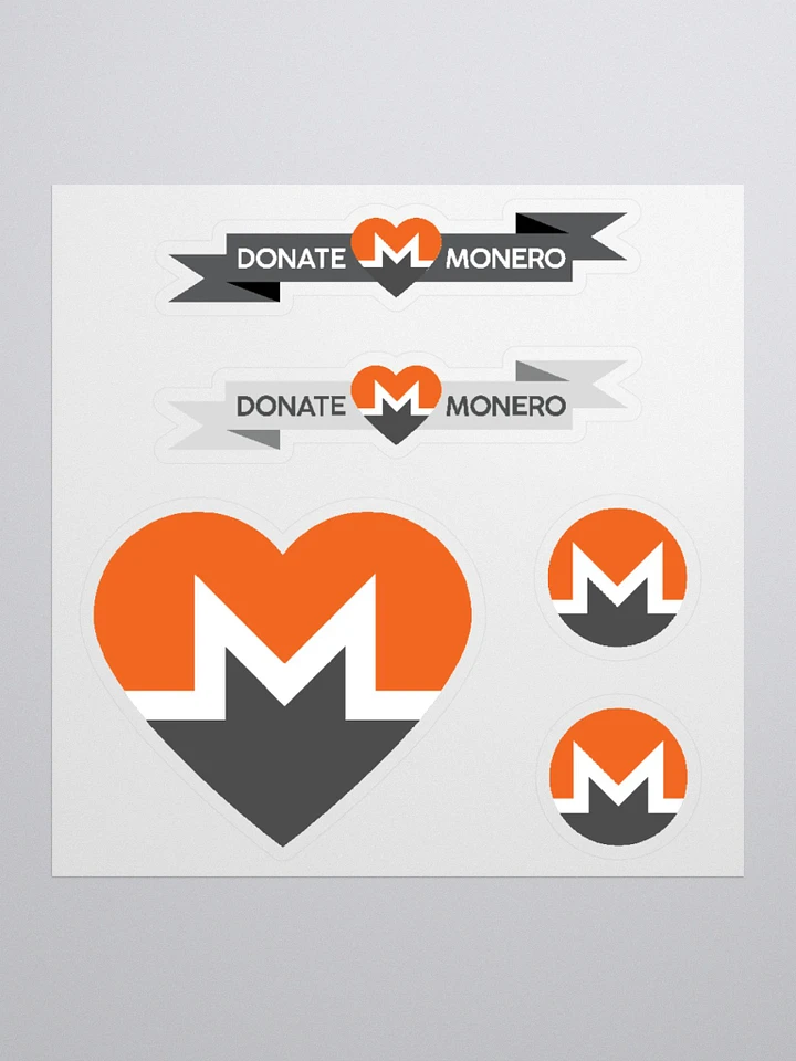 Donate Monero Stickers product image (1)