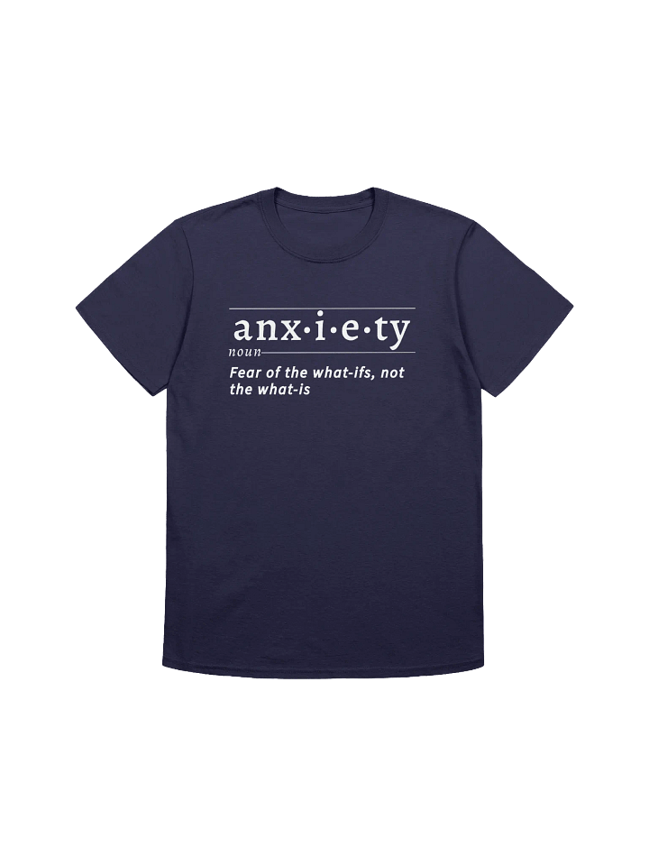 Anxiety Definition Unisex Tee wht v2 product image (1)