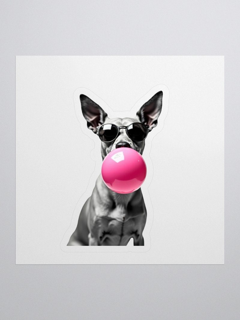 Bubblegum Potcake Sticker