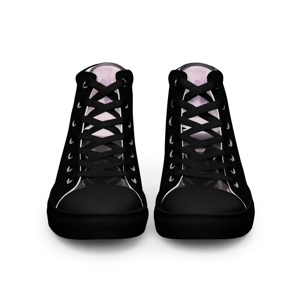 Women's Black Insomnia Squad Canvas Hi-Tops product image (4)
