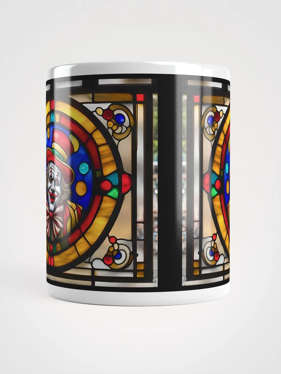 #003 Scrappy Slim Clown Stained Glass Mug product image (14)