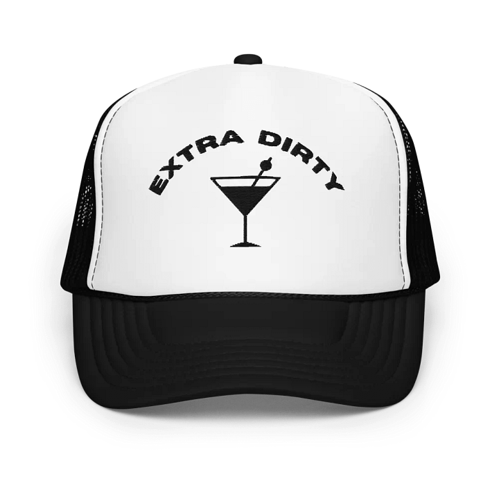 Extra Dirty - Black on Black Trucker product image (1)