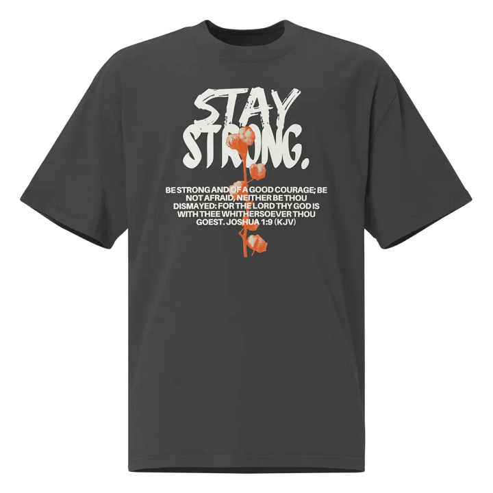 Stay Strong Premium Faded Tee product image (1)