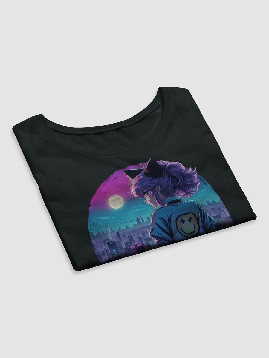 Anime Catgirl Rooftop (Bella+Canvas Women's Crop Tee) product image (21)
