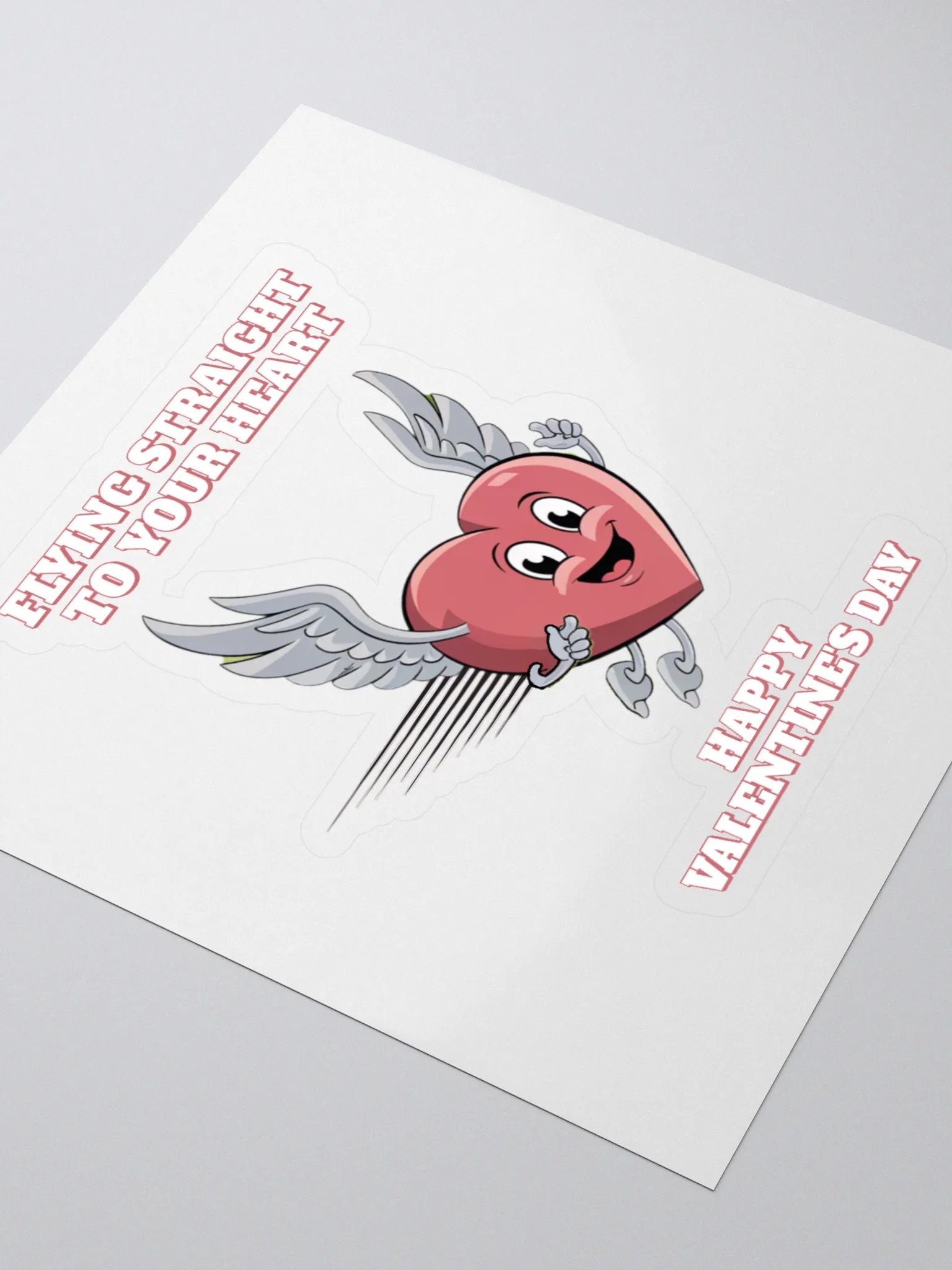 Flying Straight To Your Heart - Happy Valentine's Day Sticker product image (3)