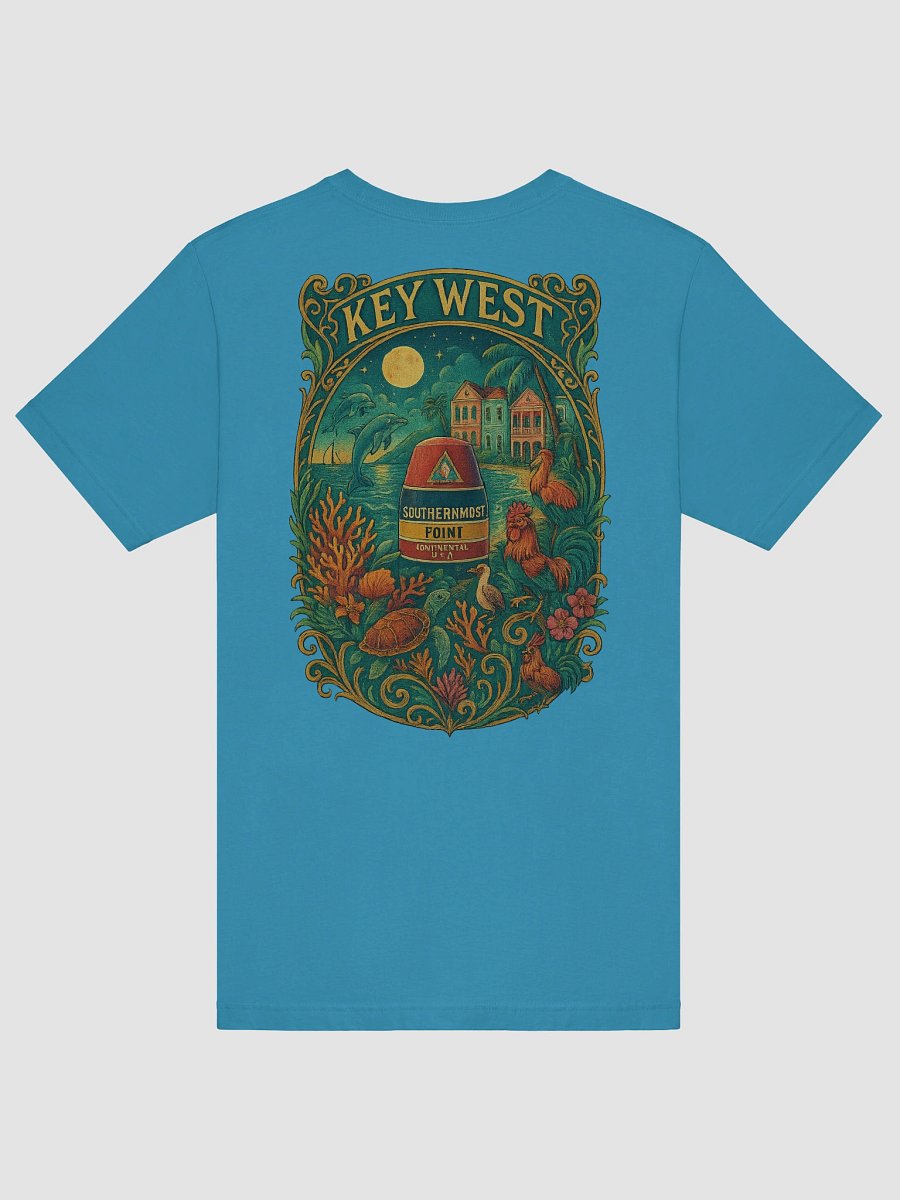 Key West Tropical T-Shirt Ultra Soft Tee with Southernmost Point Buoy product image (6)