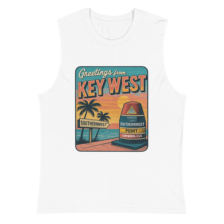 Key West Southernmost Point Men's Tank Top product image (3)