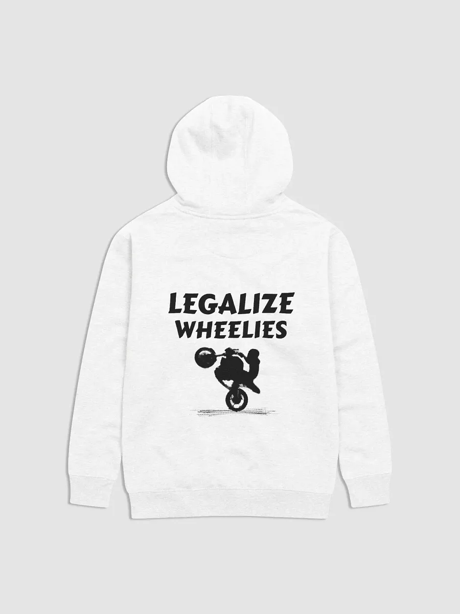 Legalize Wheelies Hoodie White product image (1)