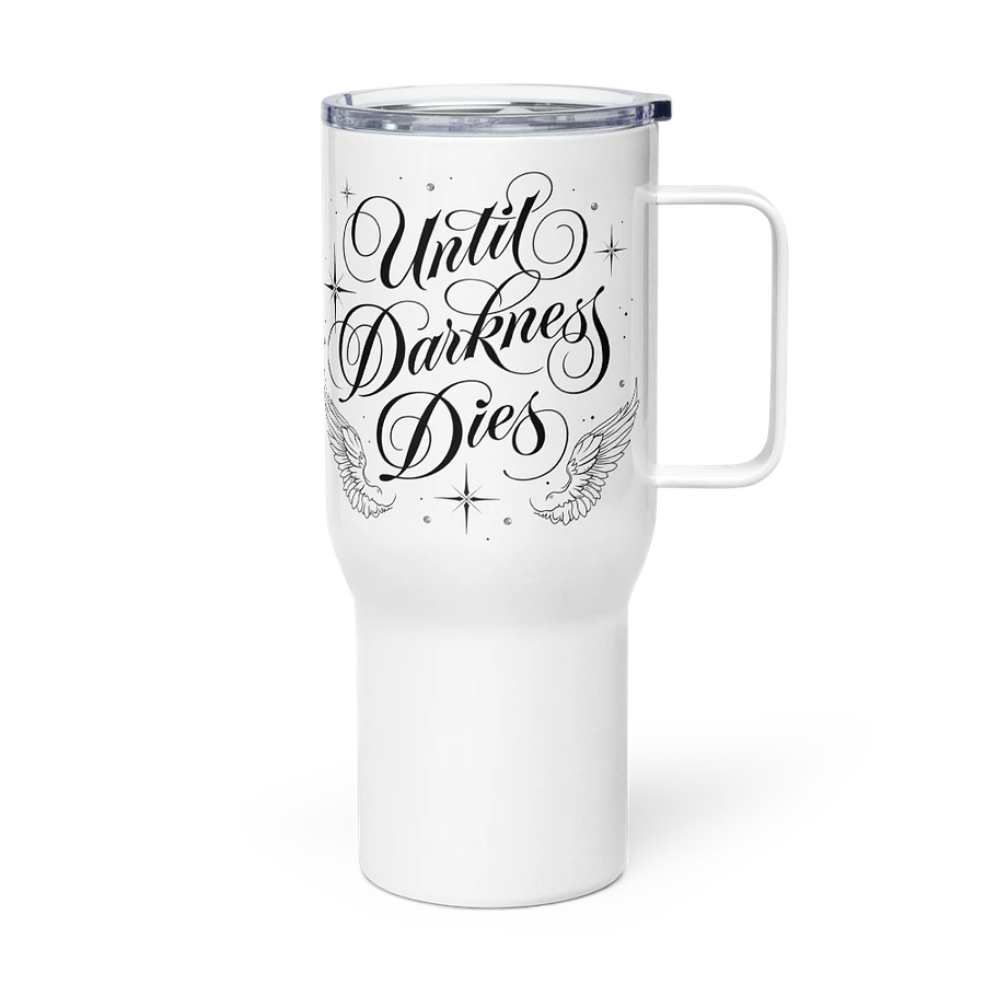 Until Darkness Dies (wings design) Travel Mug product image (4)