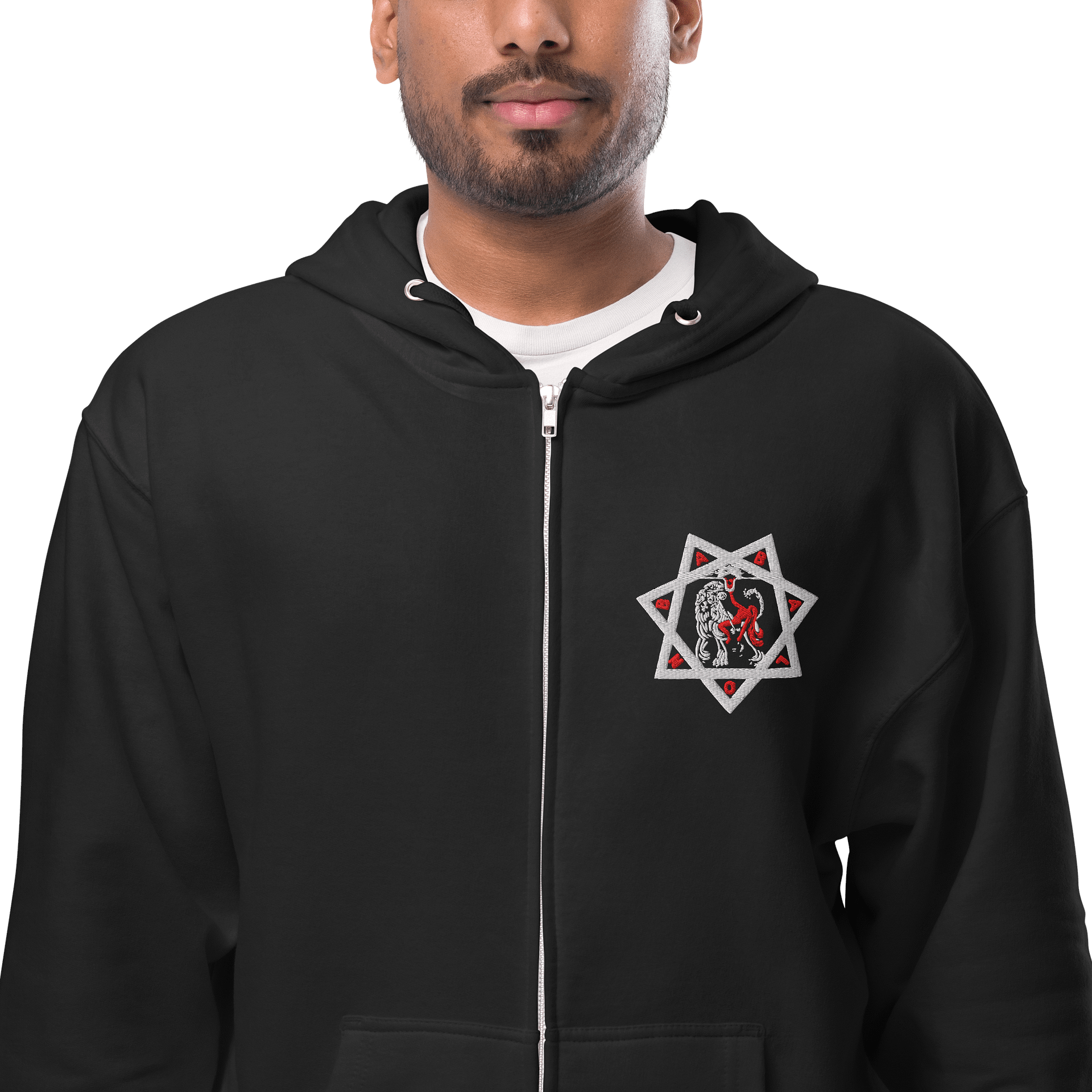 Scarlet Woman Embroidered Zip Hoodie product image (1)