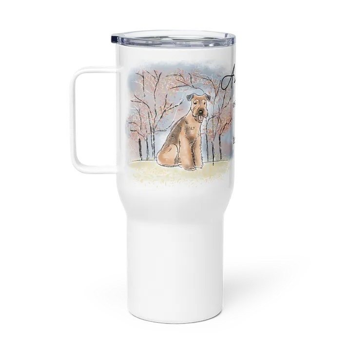 Twinkling Airedale Tales Travel Mug product image (2)