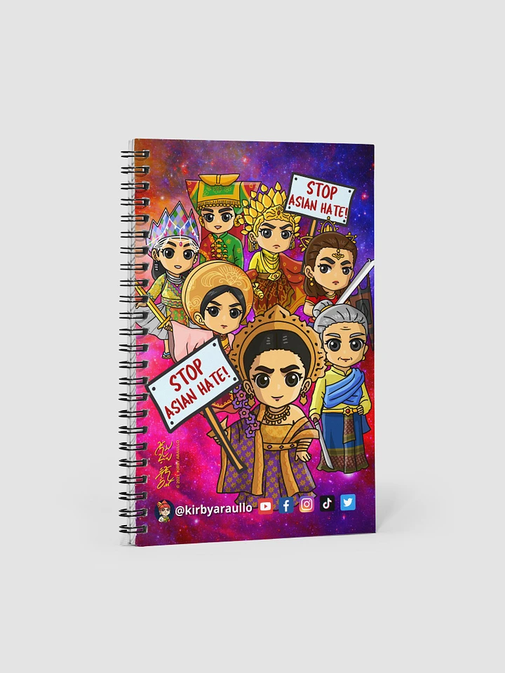 Stop Asian Hate Chibi Notebook product image (1)