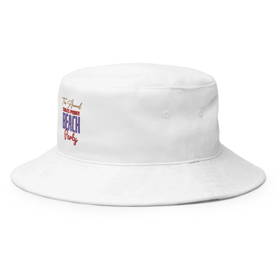 Coles Point Beach Party Embroidered Bucket Hat product image (9)
