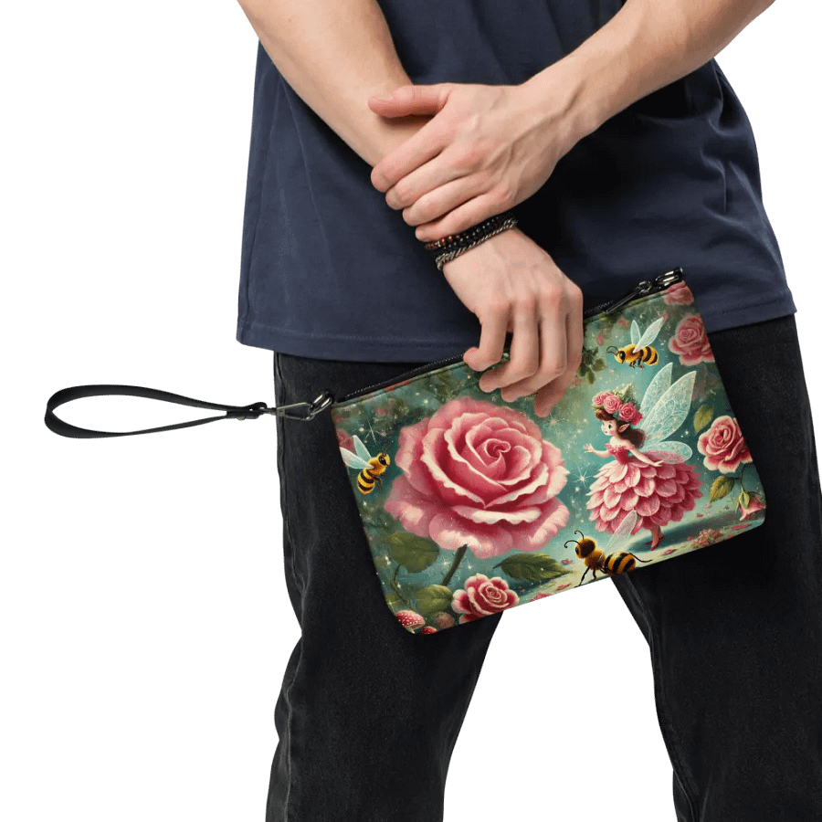 Rose Fairy with Bees Crossbody Bag - Whimsical Purse product image (8)