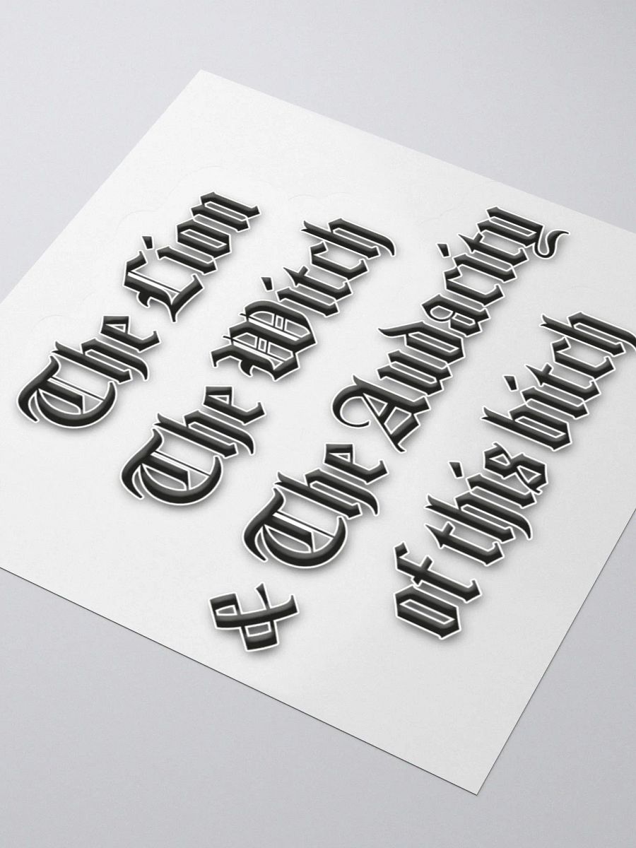The Lion - Sticker product image (8)