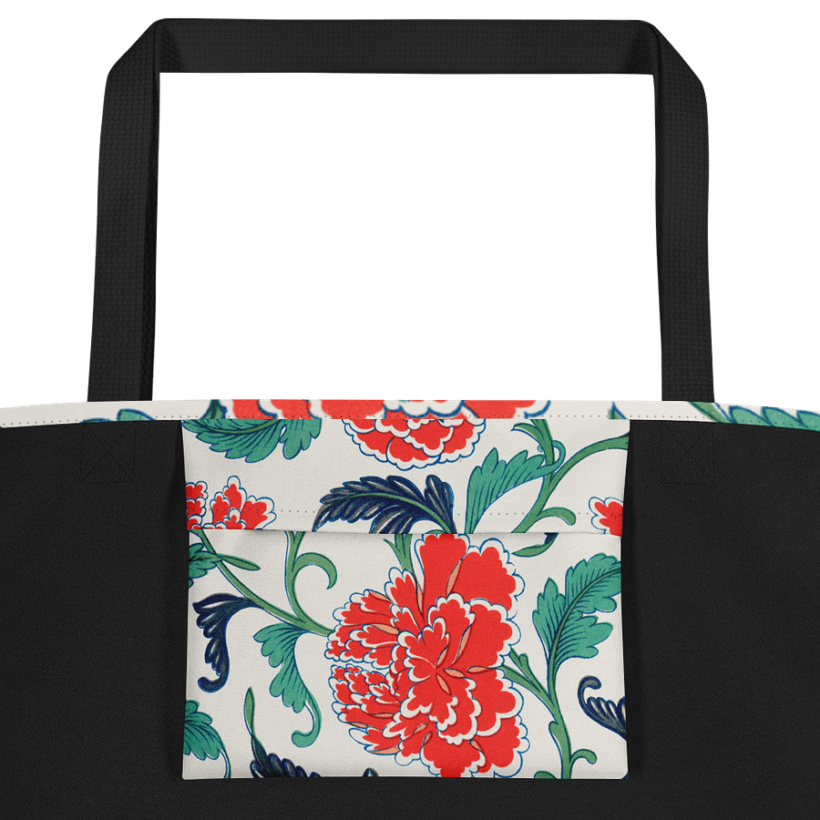 Red floral pattern. Tote Bag product image (2)